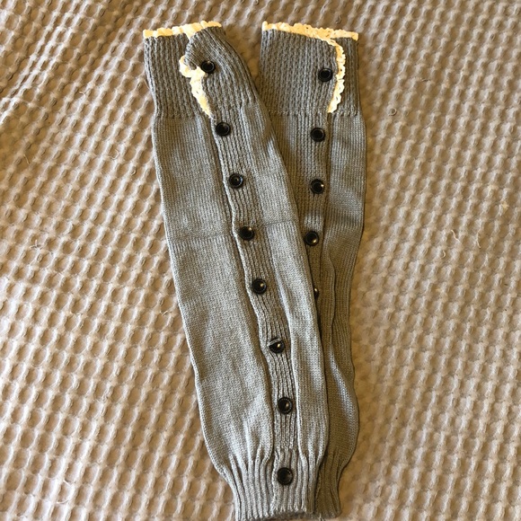 Accessories - Grey Leg Warmers